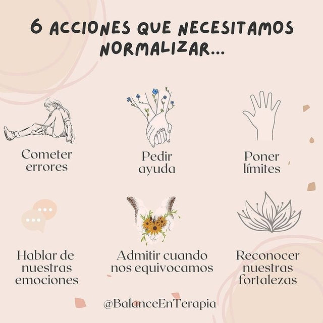 6 Acciones que necesitamos normalizar